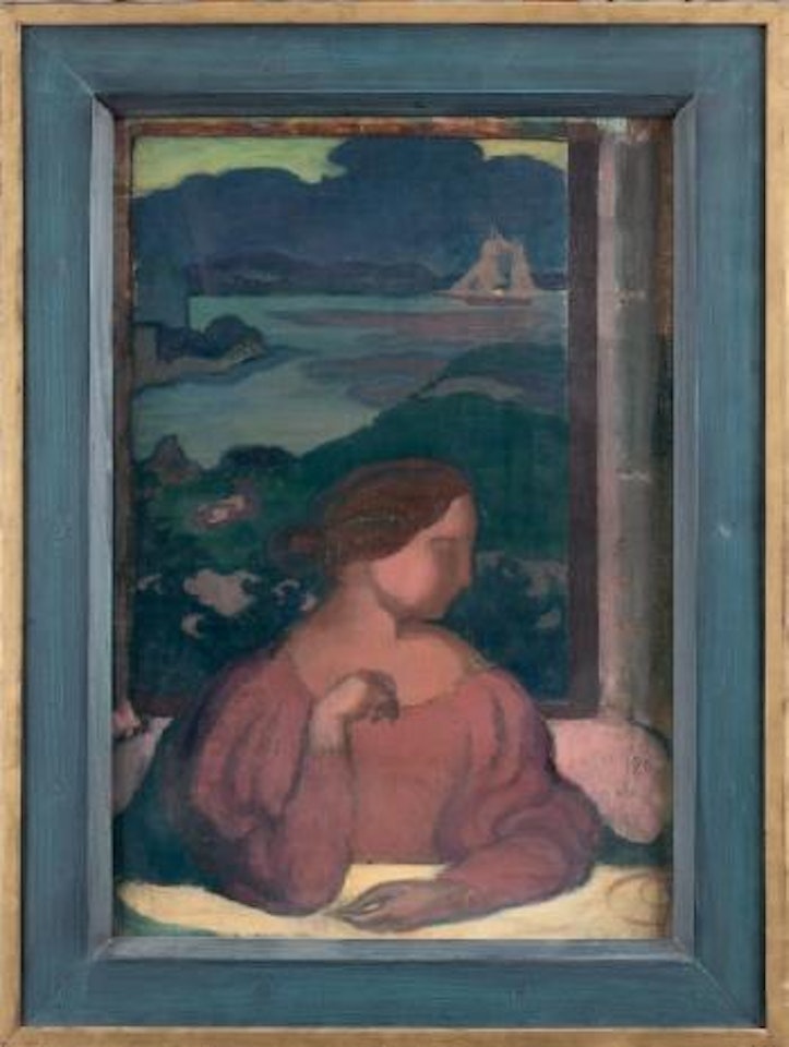Temps gris sur l'île. Etude de tête pour le Portrait de Madame Ranson au chat by Maurice Denis