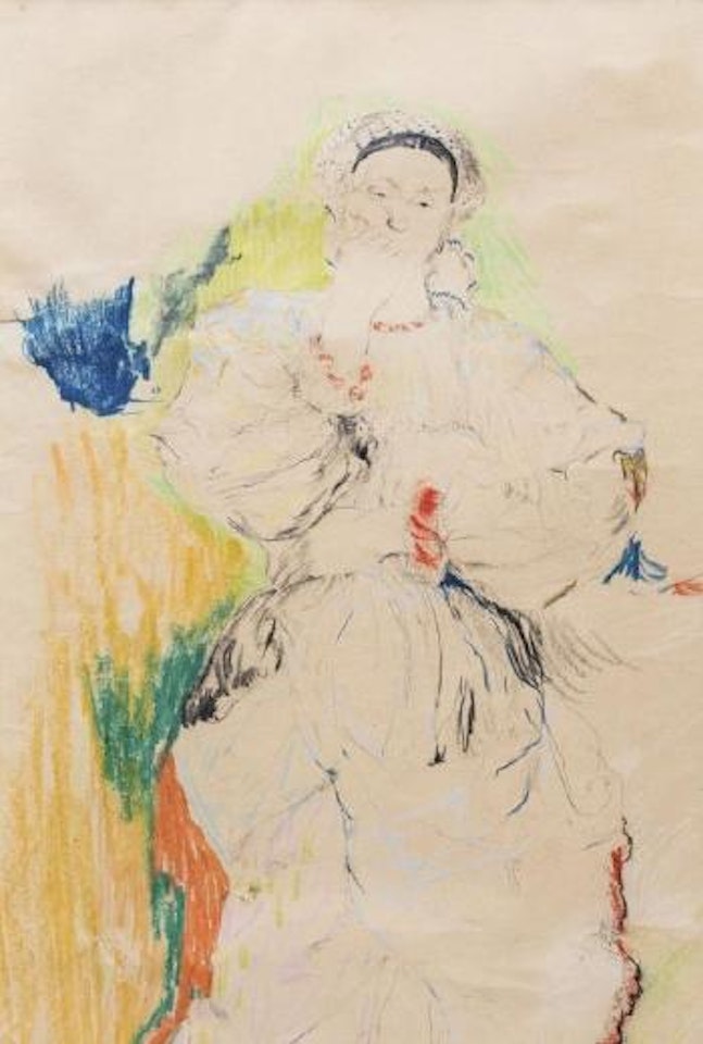 Femme assise en costume traditionnel by Filip Malyavin