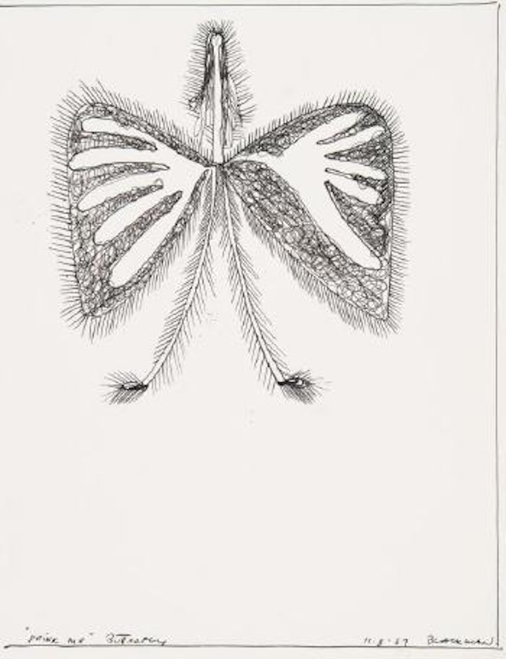 Drink me butterfly by Charles Blackman