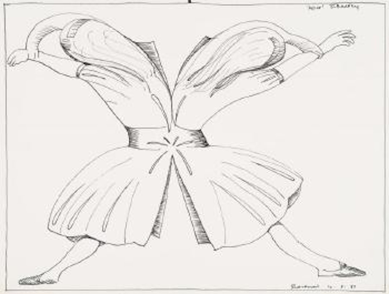 Alice butterfly by Charles Blackman