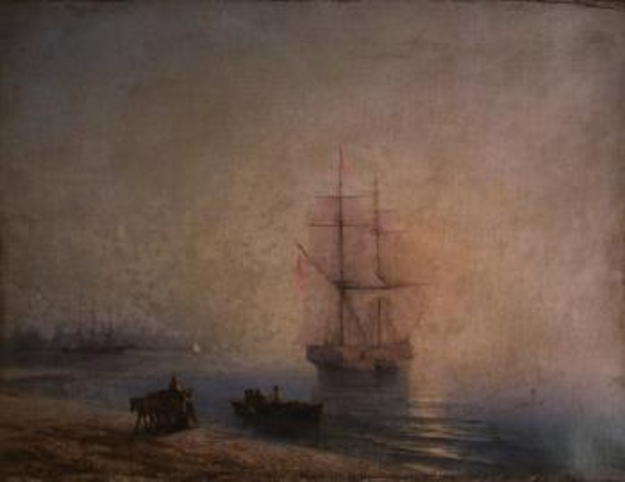 Ship at Sea by Ivan Konstantinovich Aivazovsky