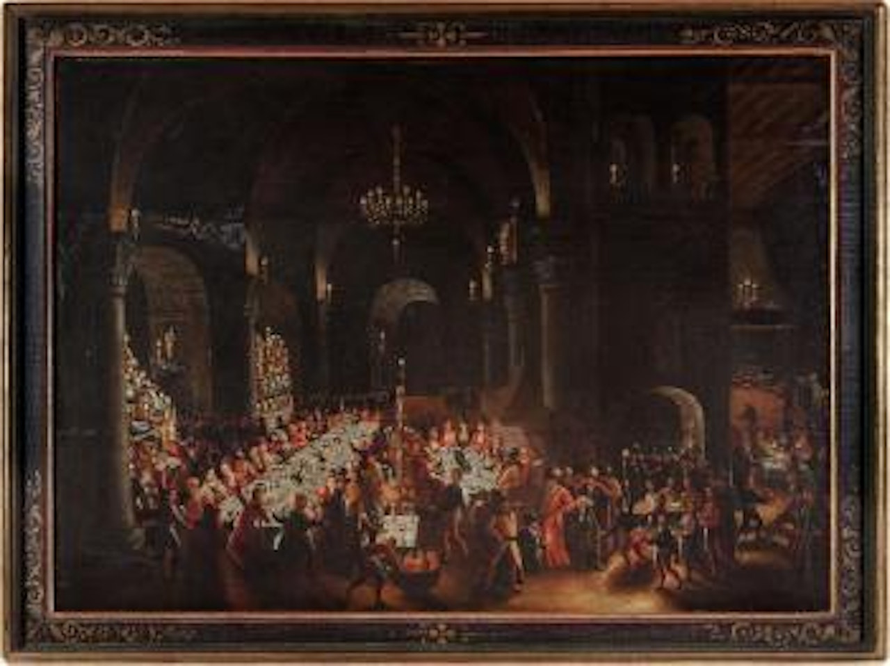 Le banquet de Balthasar by Louis de Caullery by Flemish School