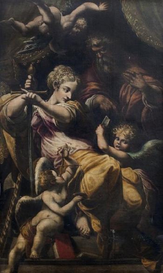 Allégorie de la justice by Francesco Salviati
