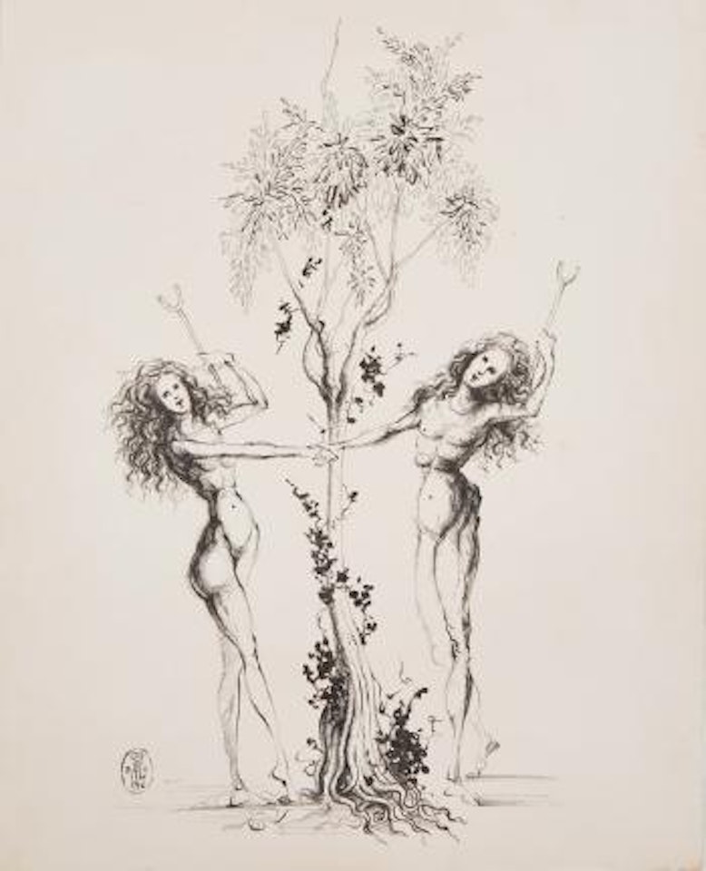 Dance around the Tree by Salvador Dali