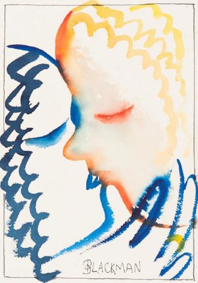 The kiss by Charles Blackman