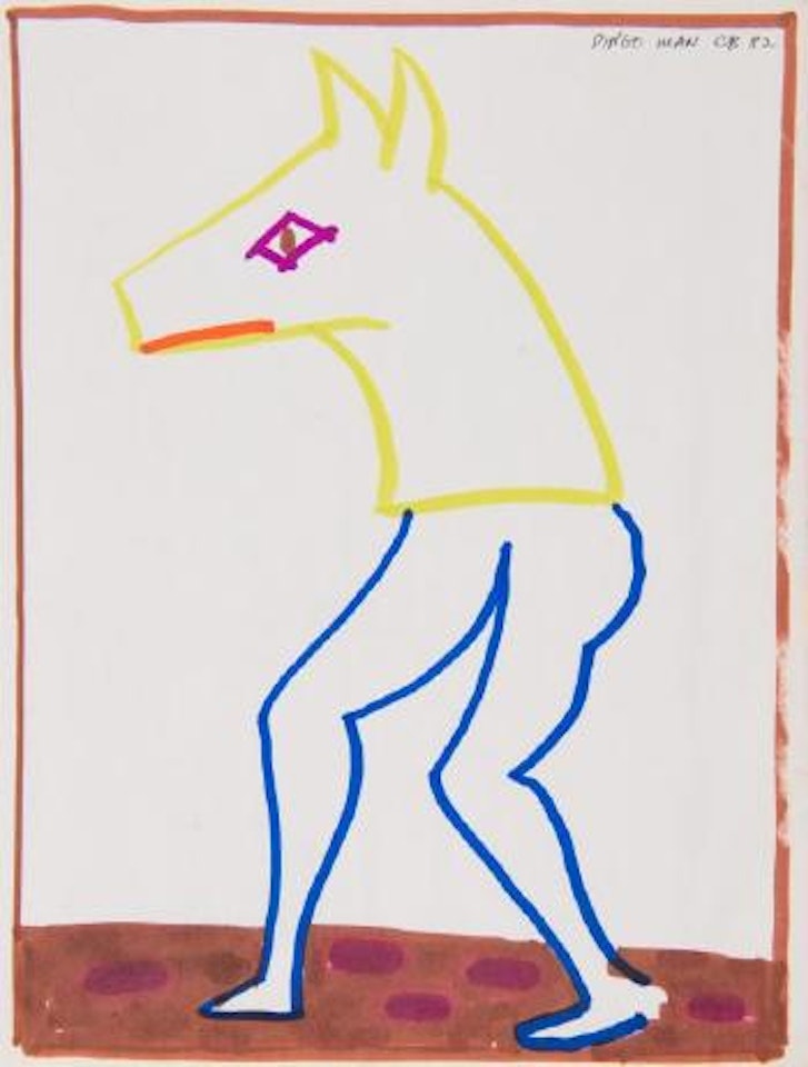 Dingo man by Charles Blackman