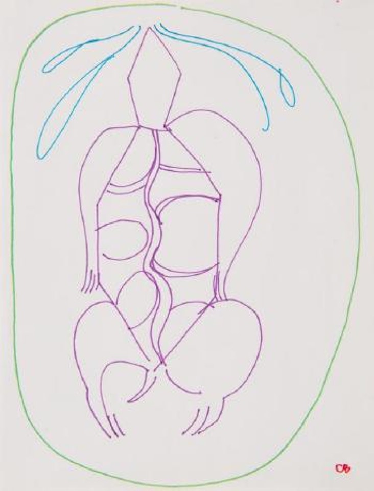 Untitled (mythical figure) by Charles Blackman