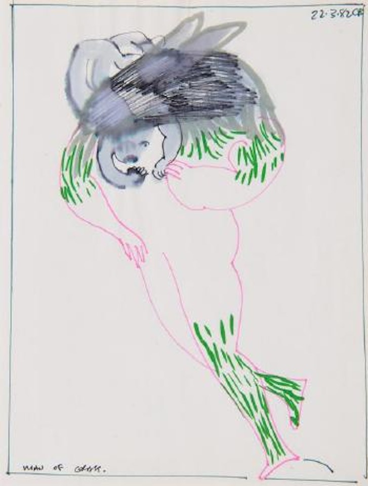 Man of grass by Charles Blackman