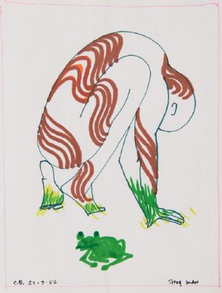 Frog man by Charles Blackman