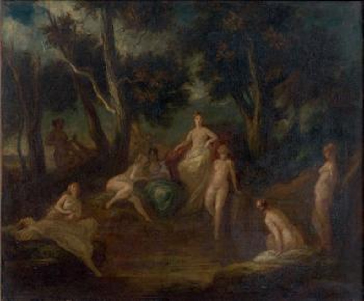 Les nymphes au bois by Adolphe Monticelli