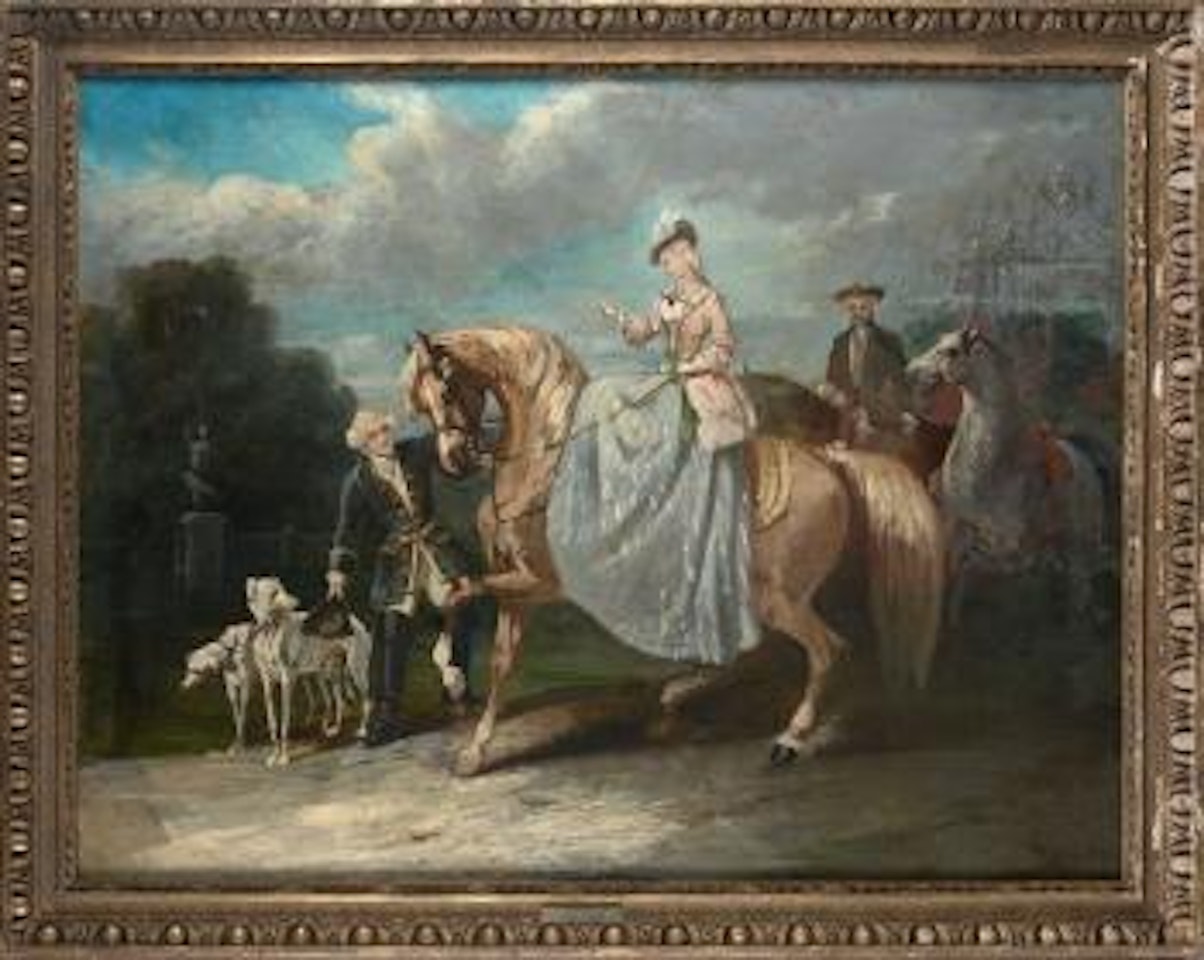 Le départ de l’amazone by Alfred de Dreux