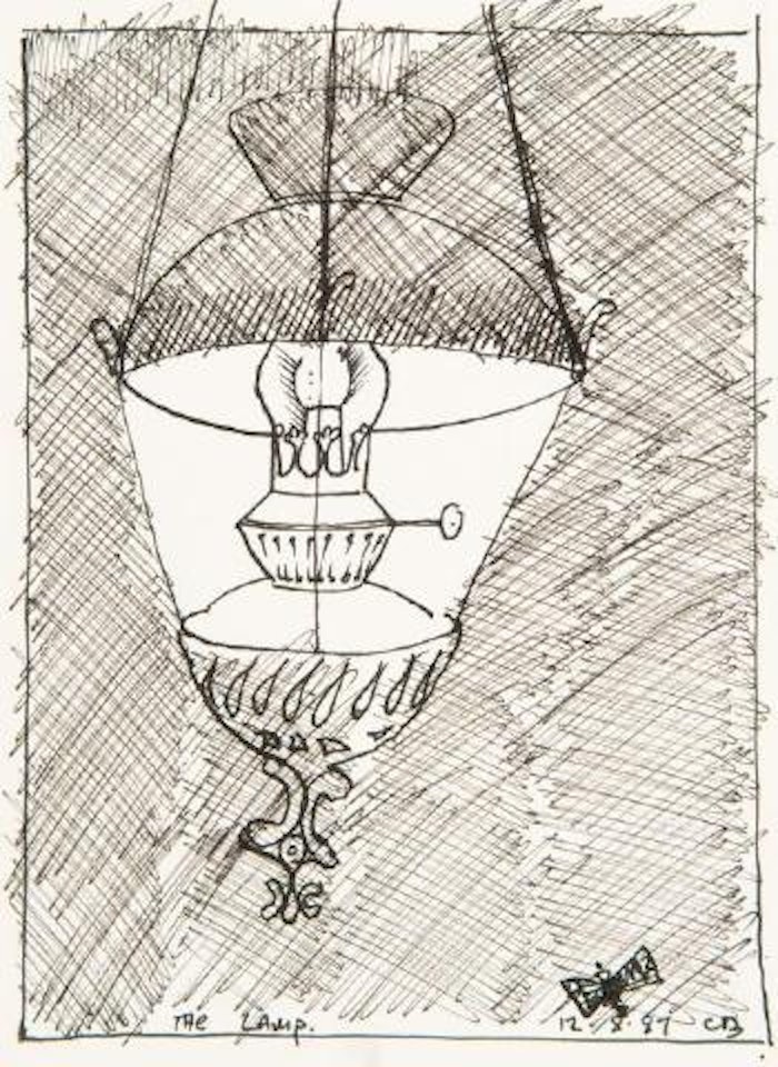 The lamp by Charles Blackman