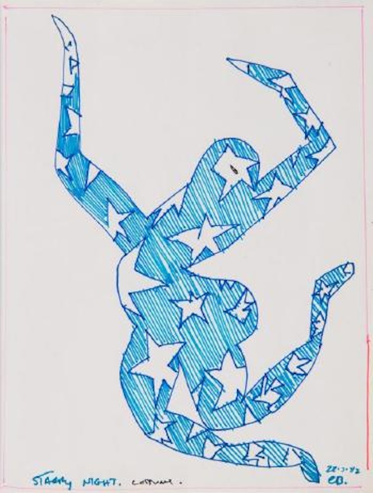 Starry night costume by Charles Blackman