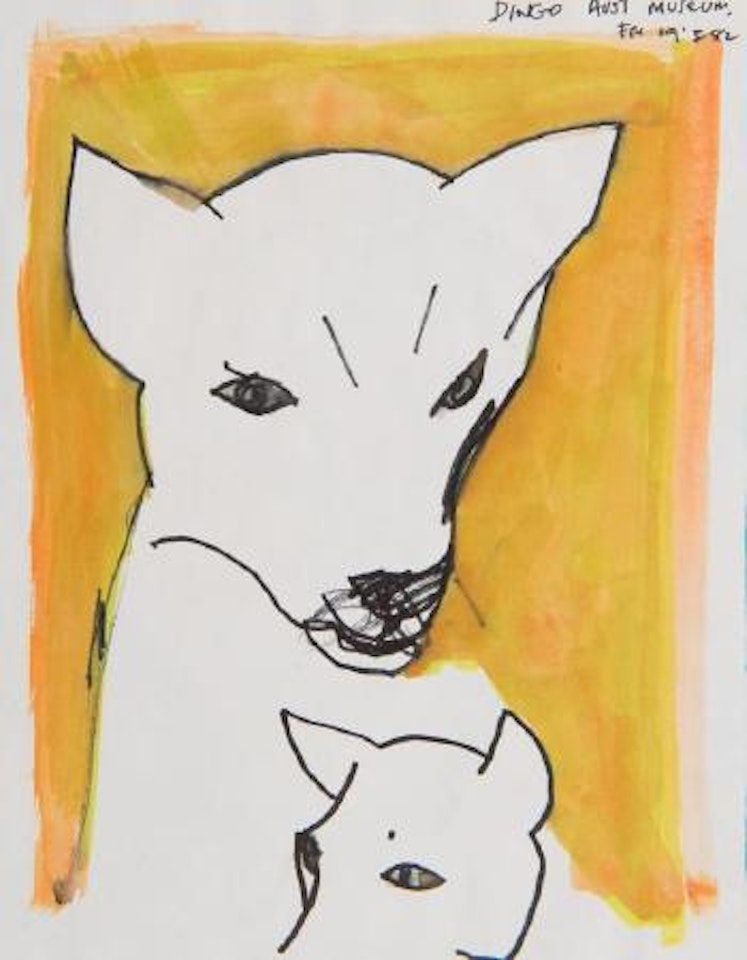 Dingo Australian Museum by Charles Blackman