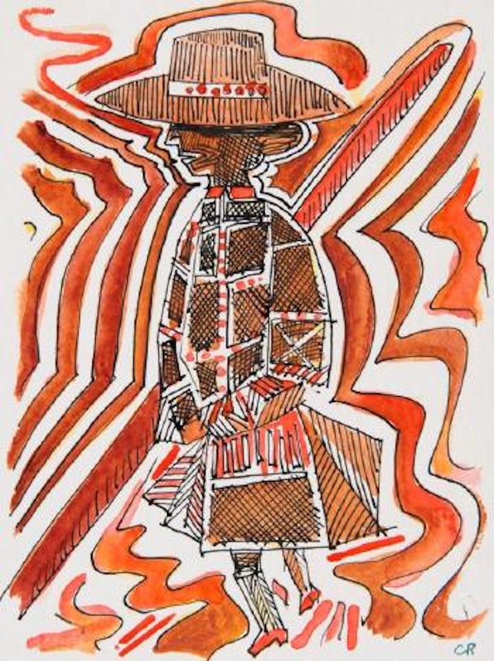 Untitled (Aboriginal girl) by Charles Blackman