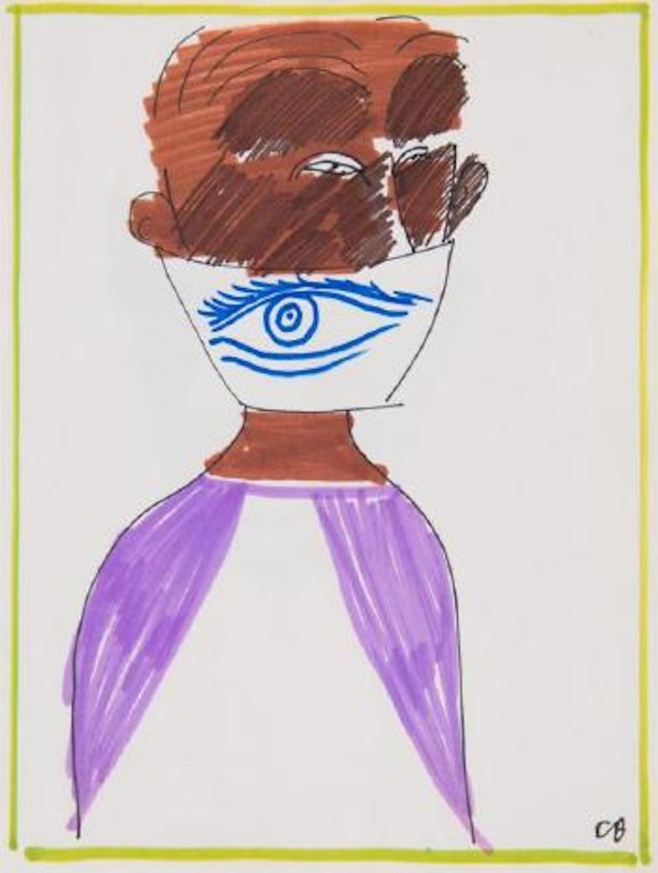 Untitled (Third eye) by Charles Blackman