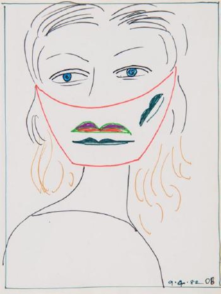 Untitled (portrait) by Charles Blackman
