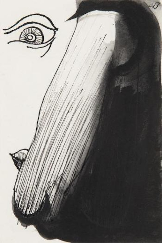 Shattered face by Charles Blackman