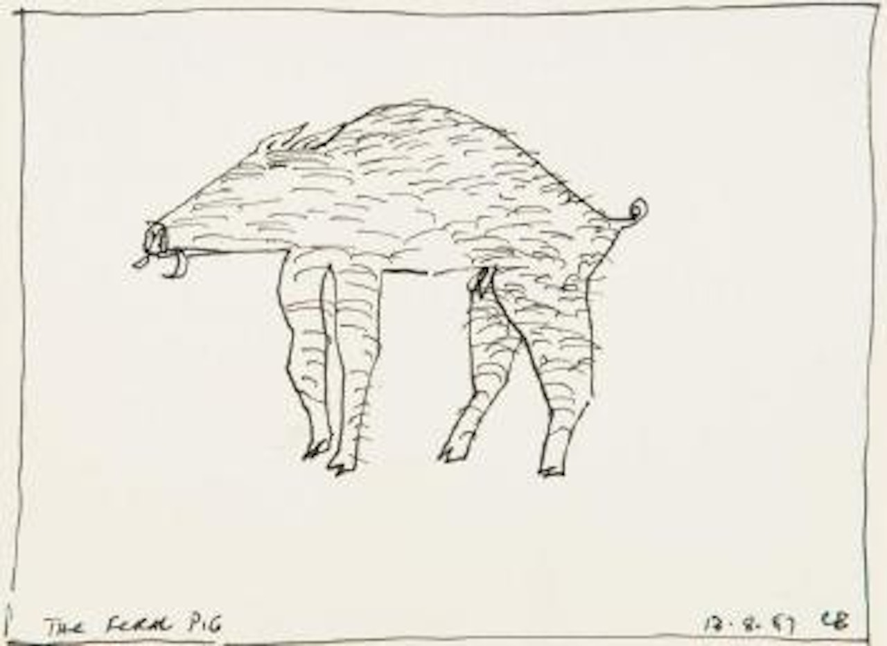 The feral pig by Charles Blackman