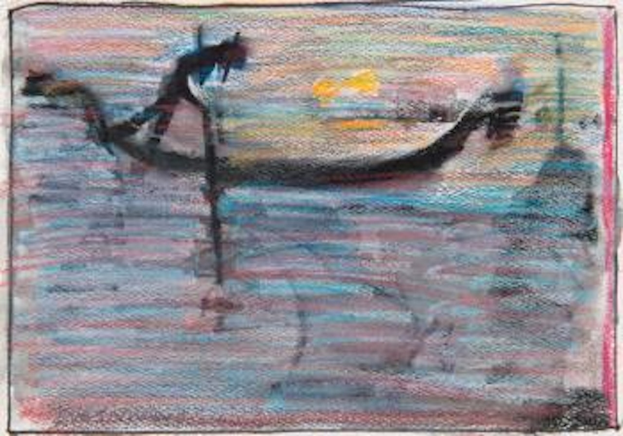 The gondolier by Charles Blackman