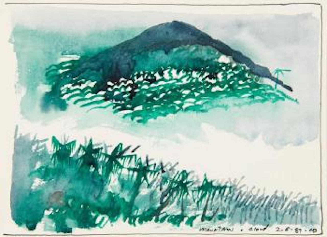 Mountain cloud by Charles Blackman