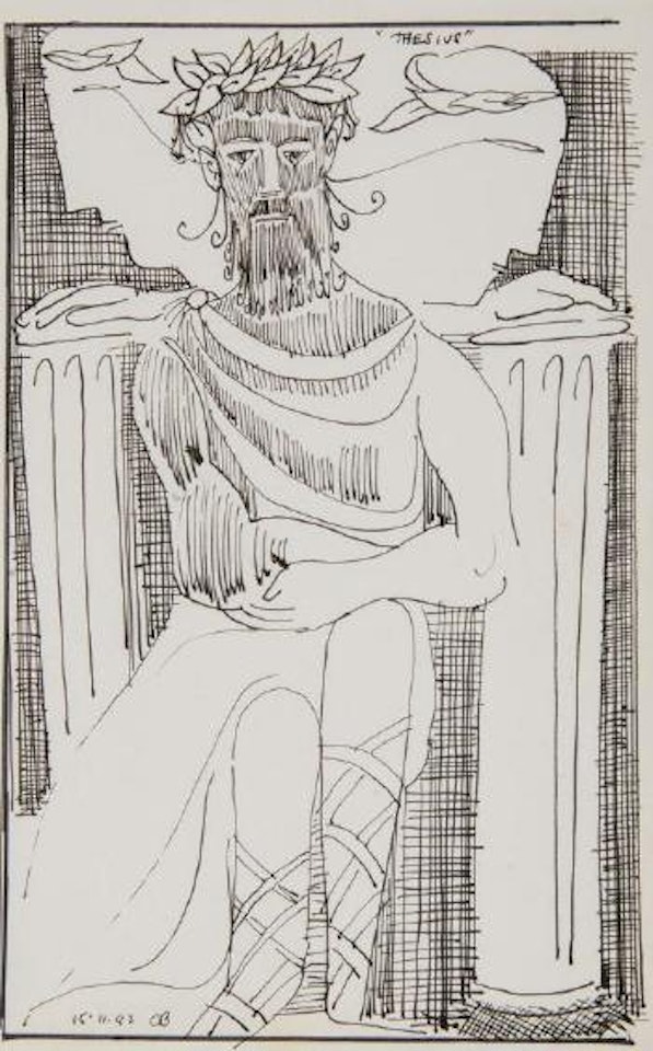 Thesius by Charles Blackman