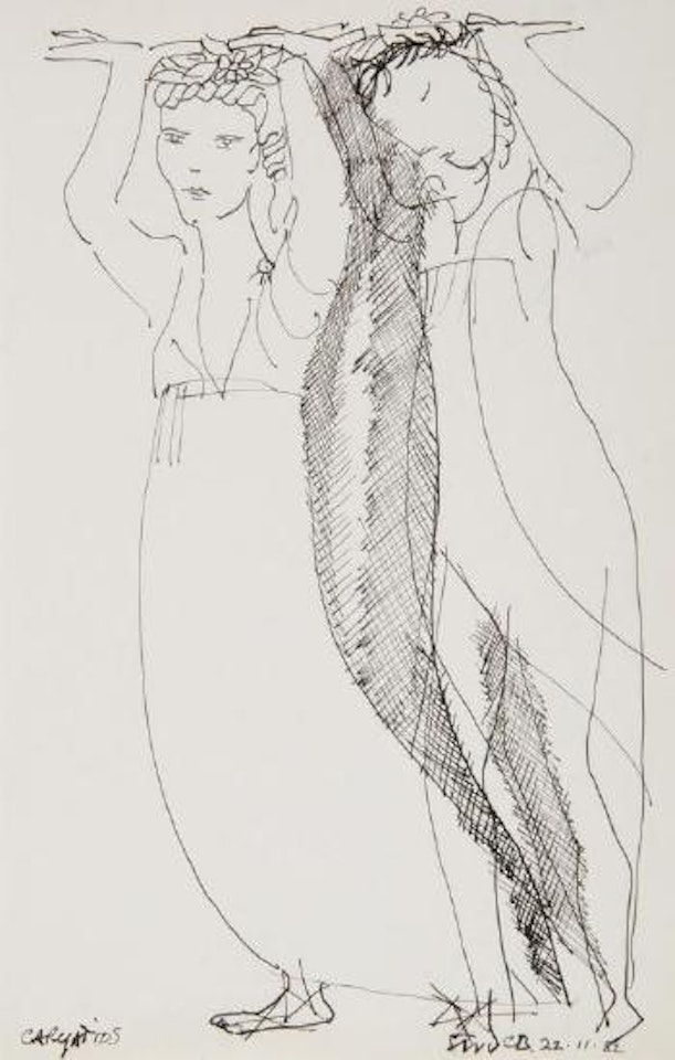 Caryatids by Charles Blackman