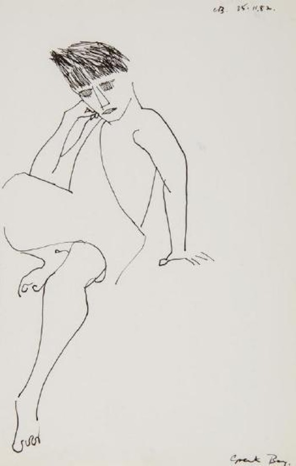 Greek boy by Charles Blackman