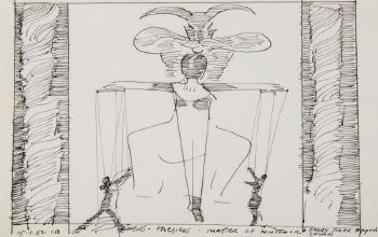 Athens - Thesius - master of Minotaur by Charles Blackman