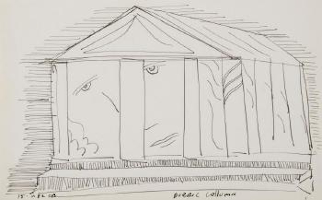 Doric column by Charles Blackman