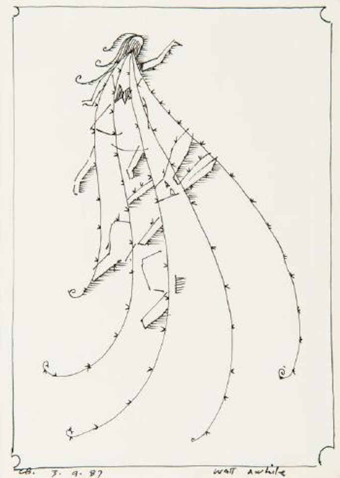 Wait a while by Charles Blackman