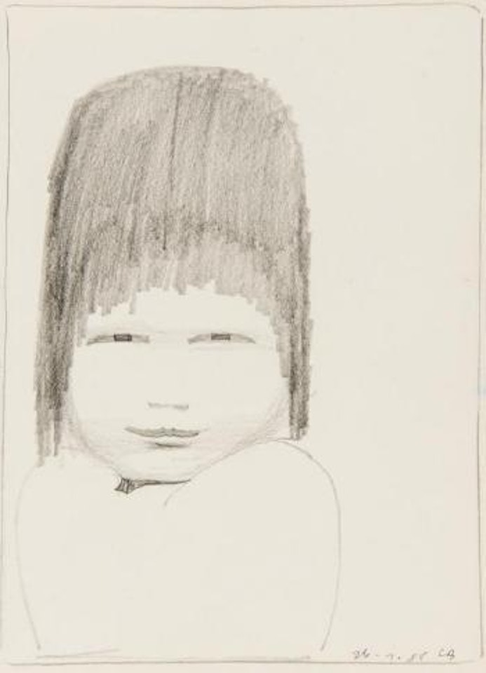 Portrait of a child by Charles Blackman