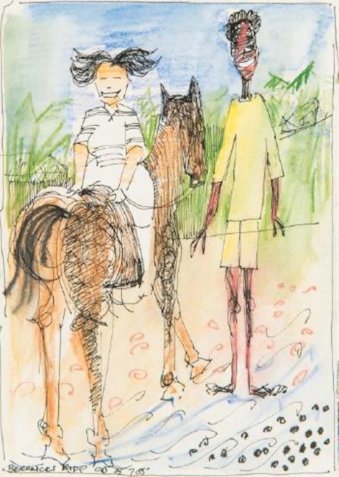 Berenice's ride by Charles Blackman