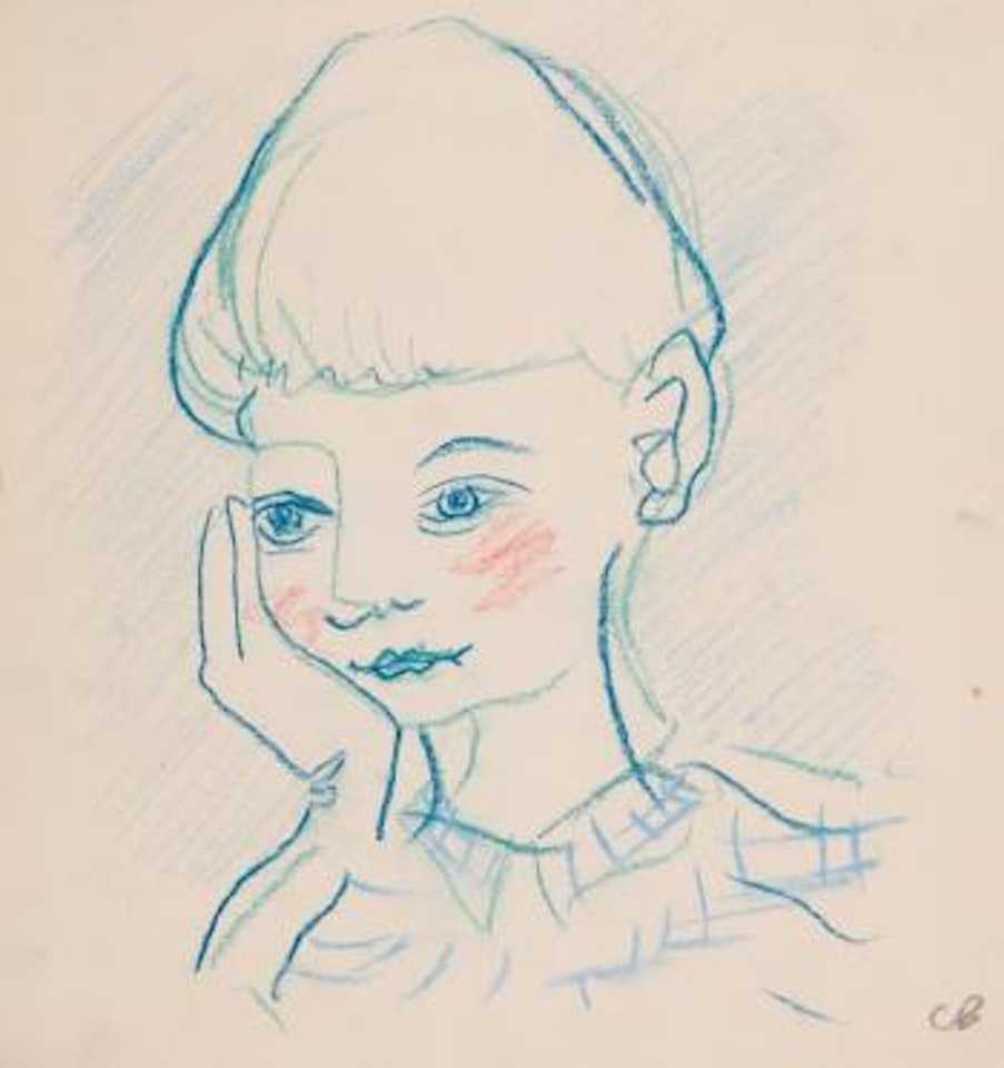 Rosey cheeks by Charles Blackman