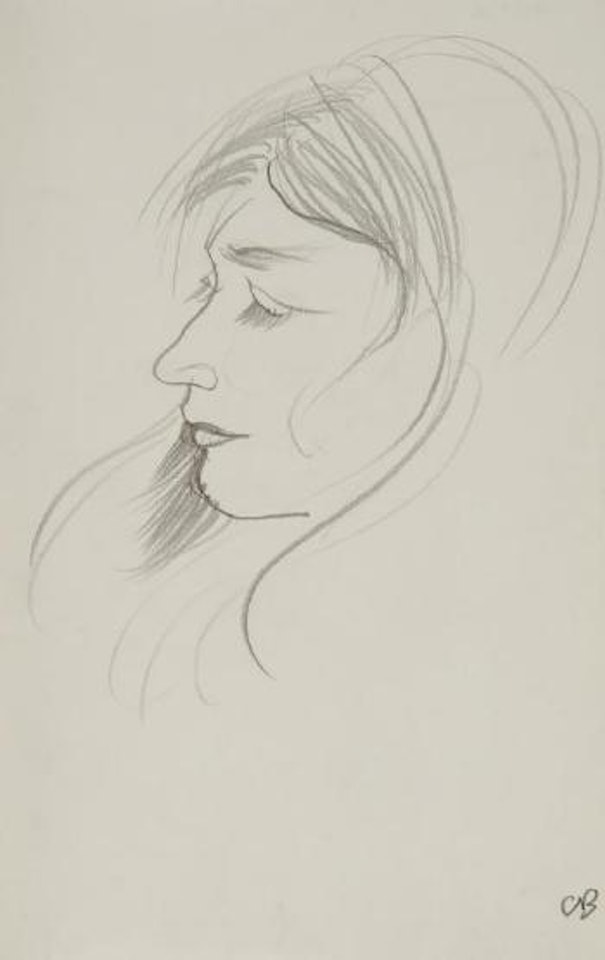 Porfile portrait by Charles Blackman