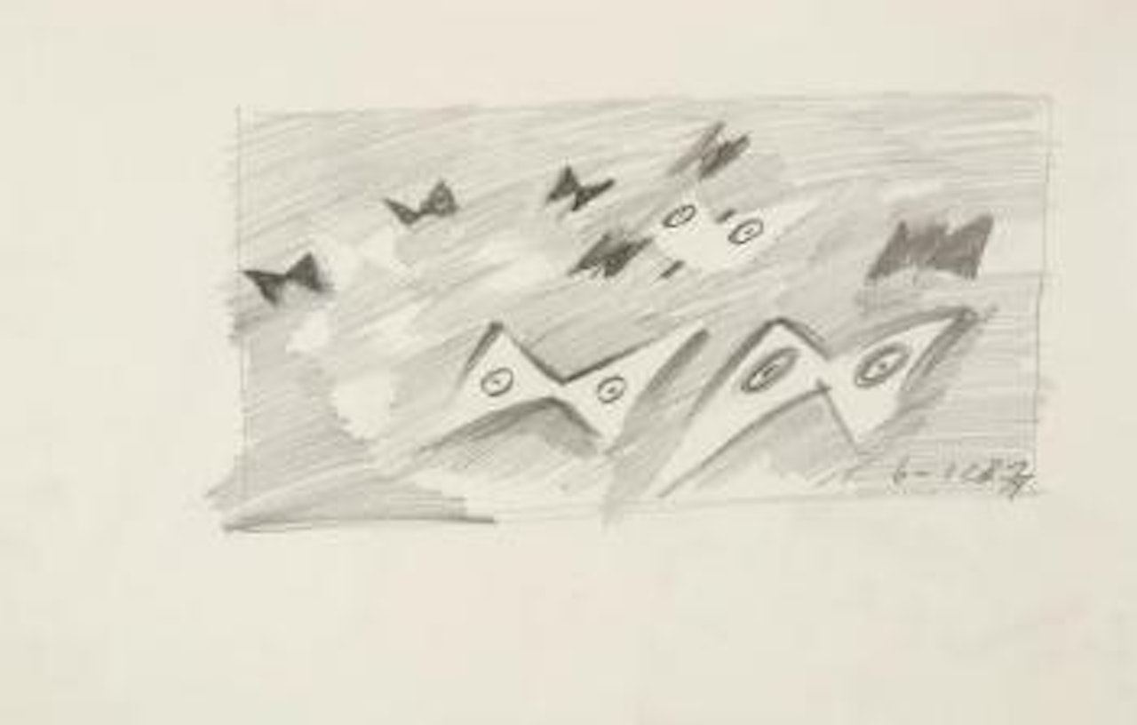 Butterflies by Charles Blackman