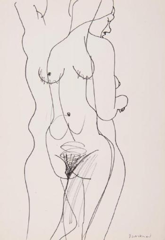 Double nude by Charles Blackman