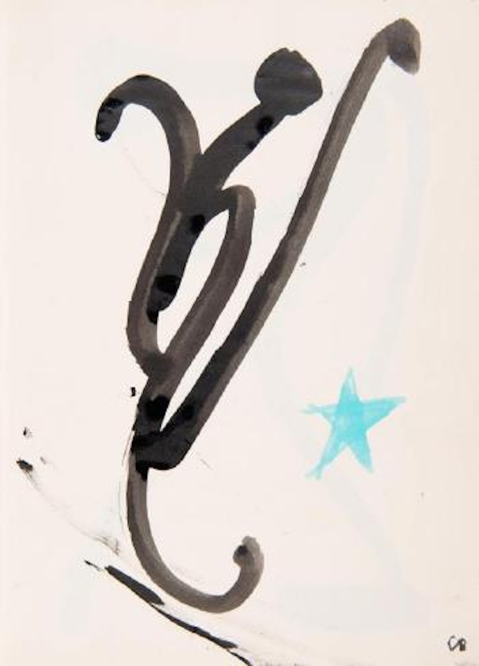 Star and figure by Charles Blackman