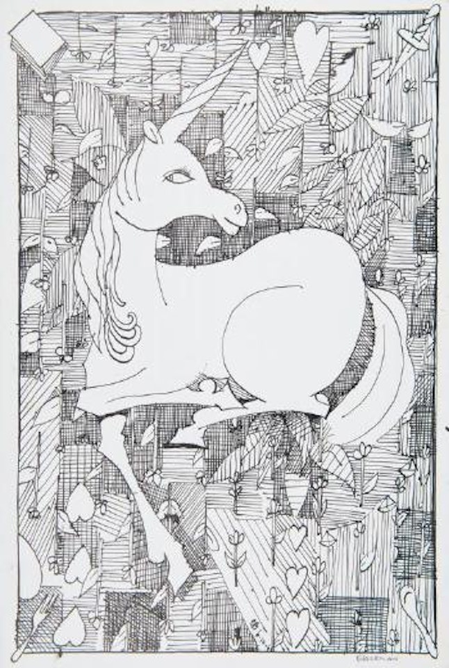 Unicorn by Charles Blackman