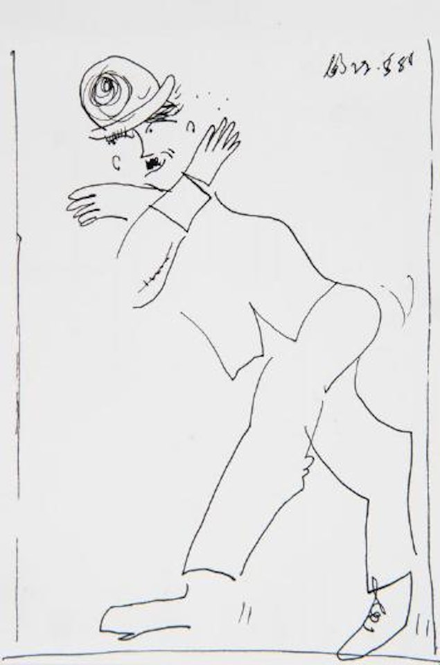 Dancing figure by Charles Blackman