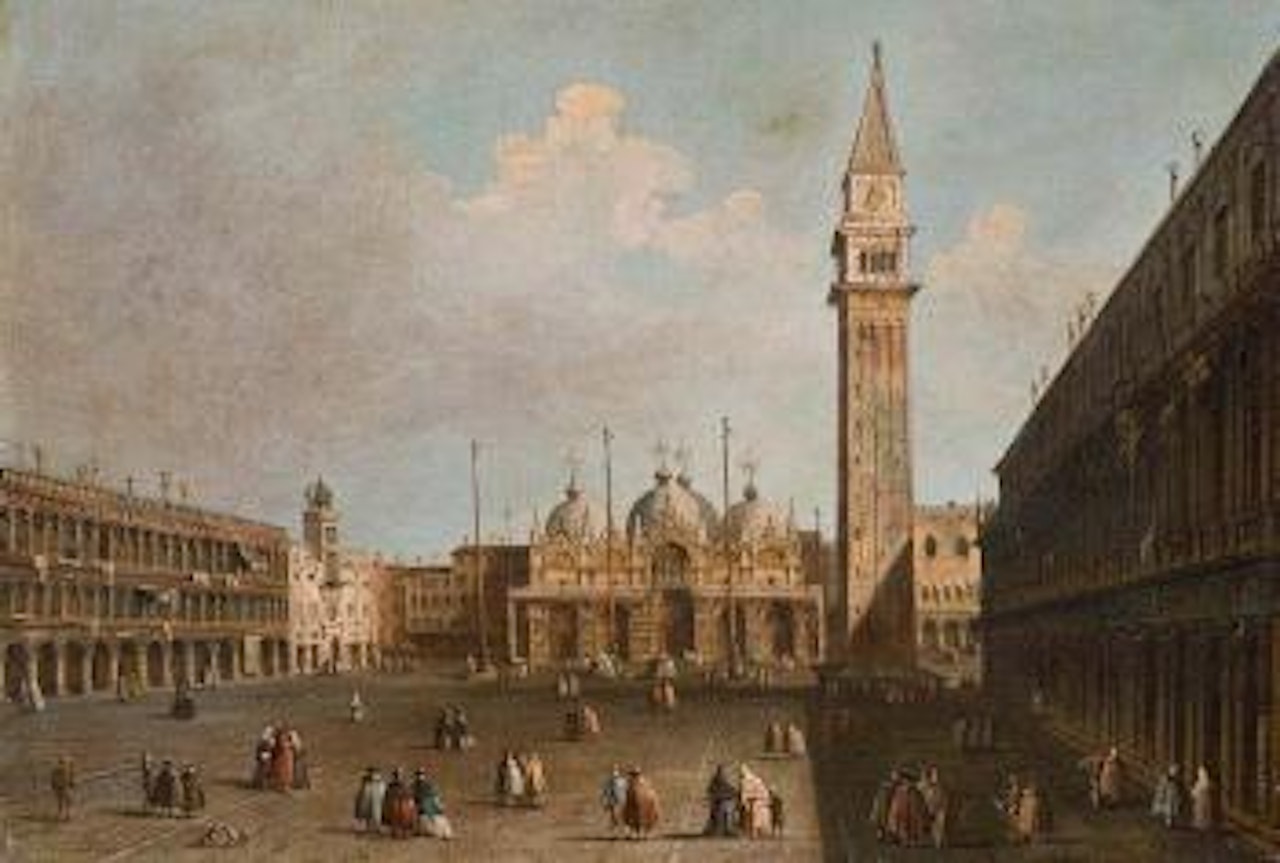 Veduta di Piazza San Marco by Giovanni Battista Cimaroli