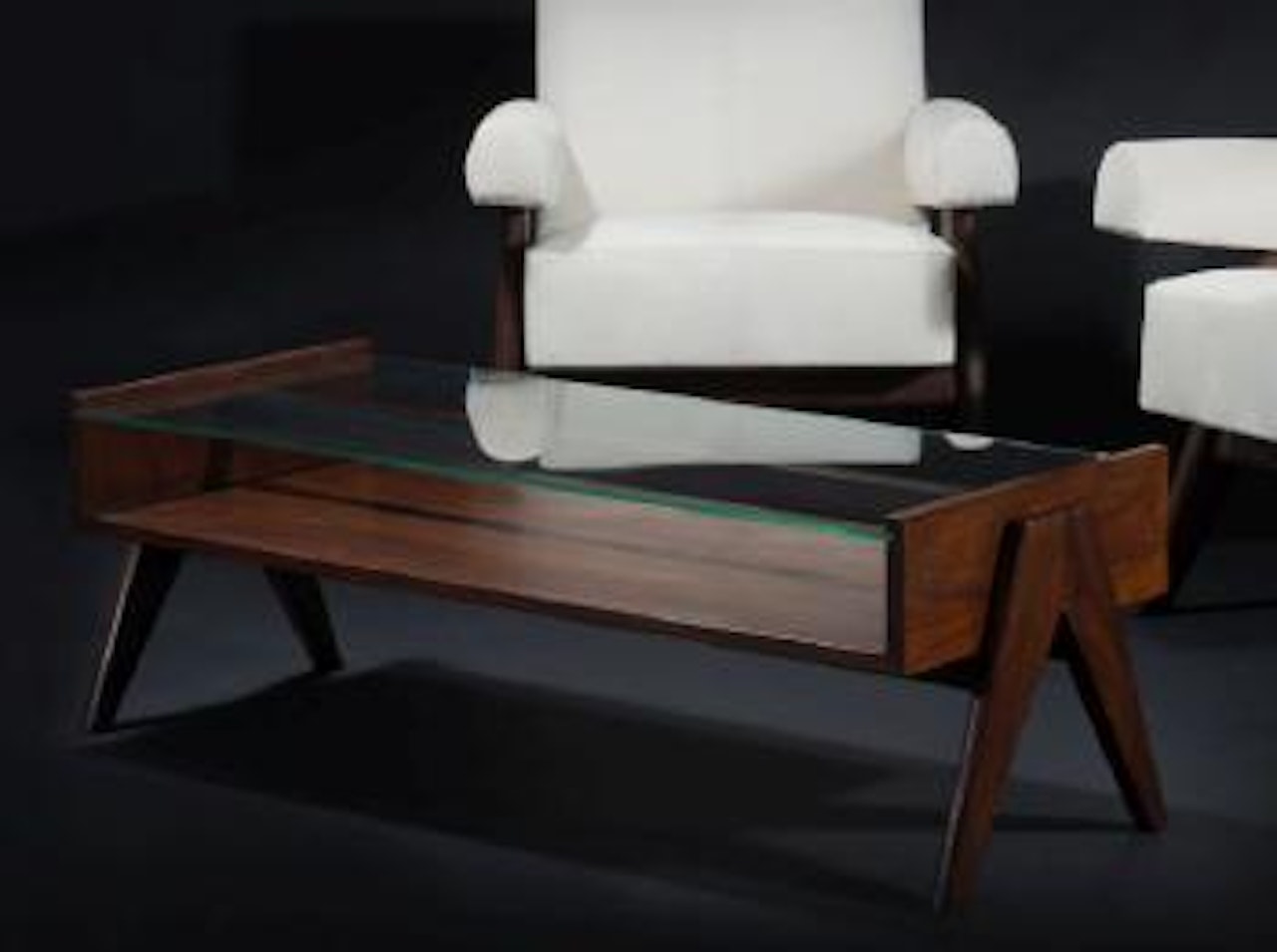 Table Basse Dite 'Coffee Table' by Pierre Jeanneret