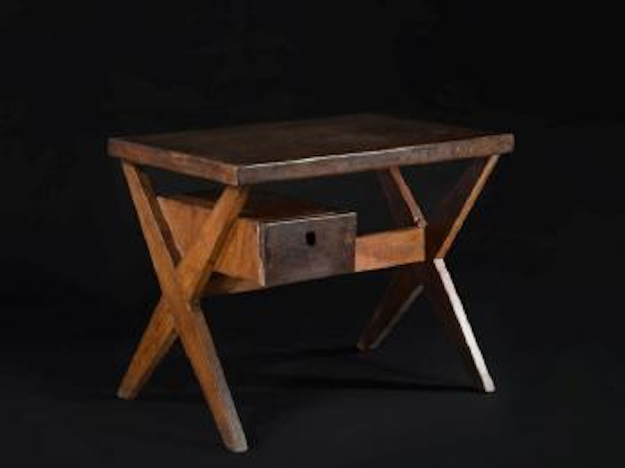 Bureau De Secrétaire Dit 'Steno's Desk' À Caisson Suspendu by Pierre Jeanneret