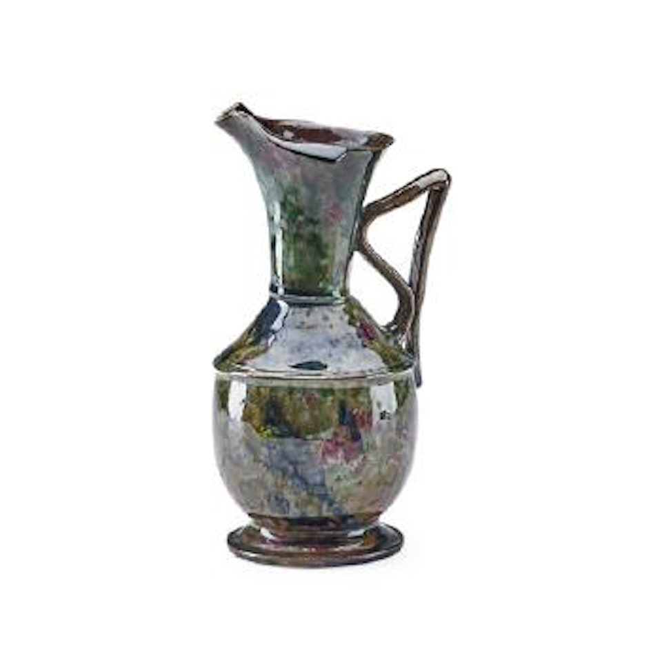Fine and large ewer by George E. Ohr