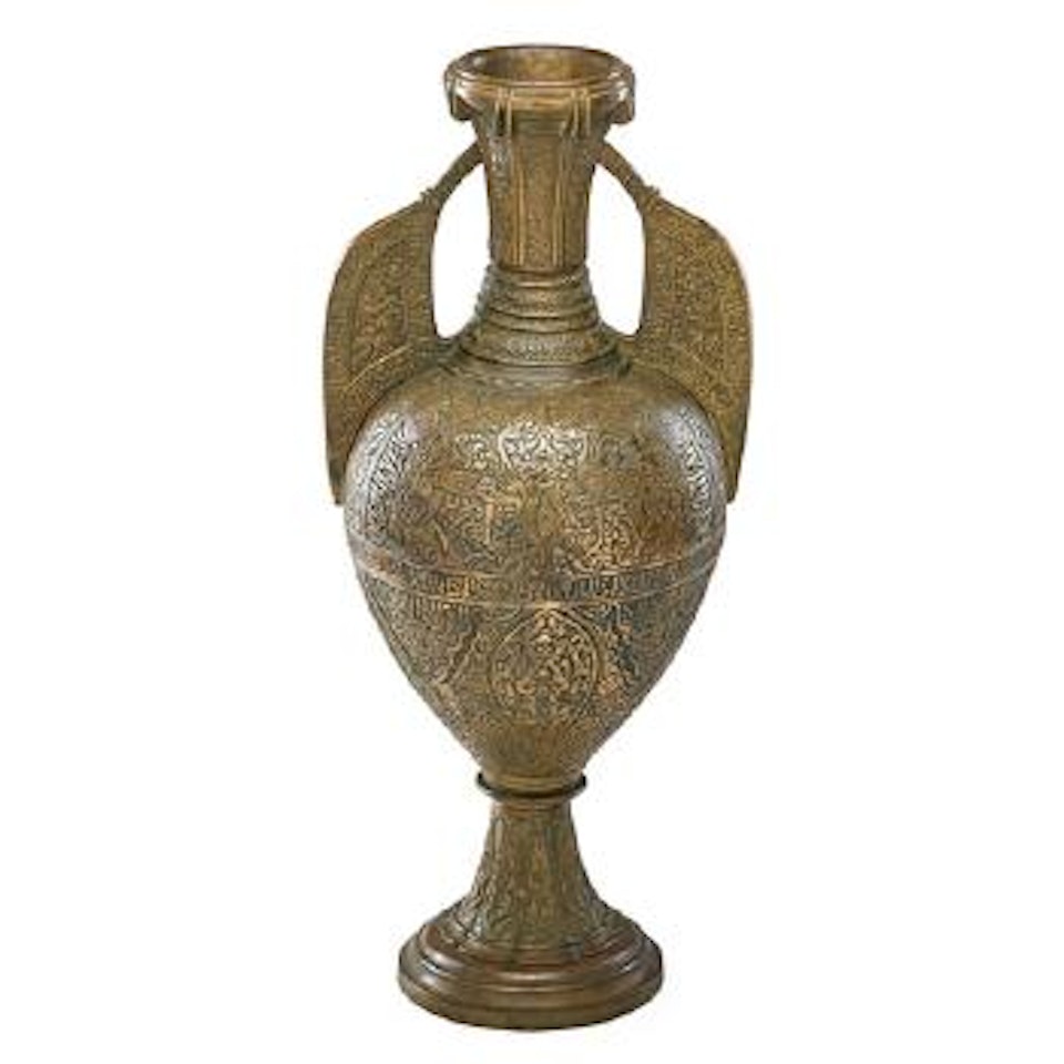 Decorative Alhambra vase form by Tiffany Studios