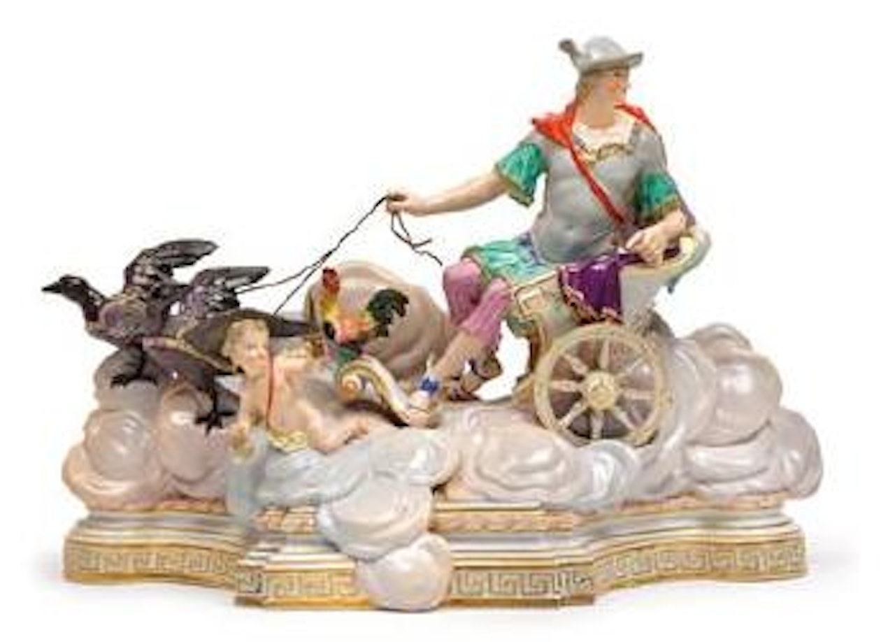 'Mercury' group for Tsarina Catherine II by Johann Joachim Kändler