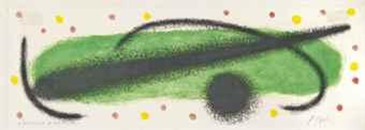 One plate, from: Nous avons by Joan Miró