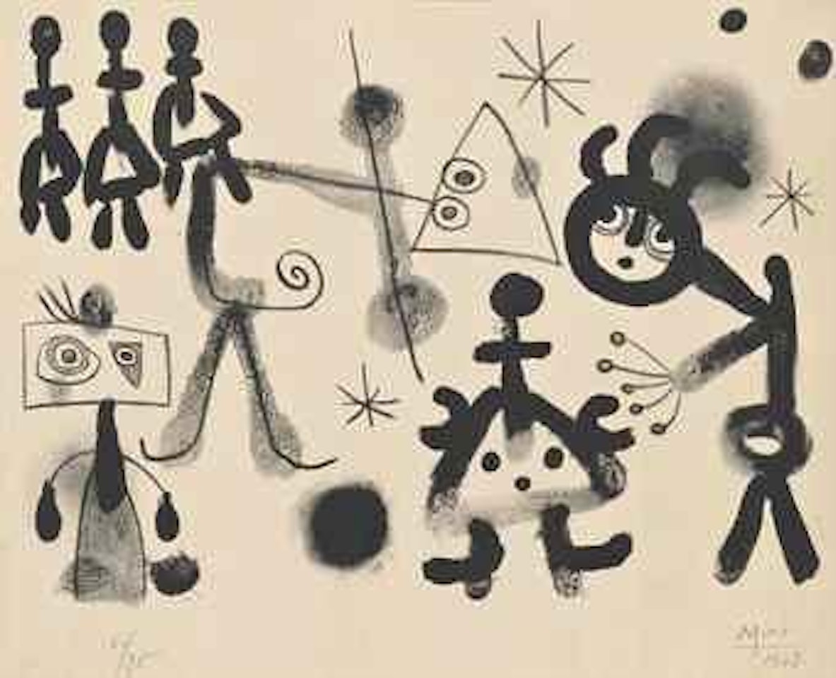 One Plate, from: Album 13 by Joan Miró