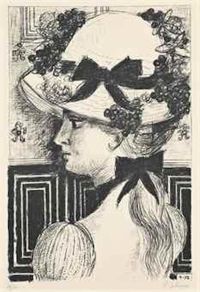 Chapeau 1900 by Paul Delvaux