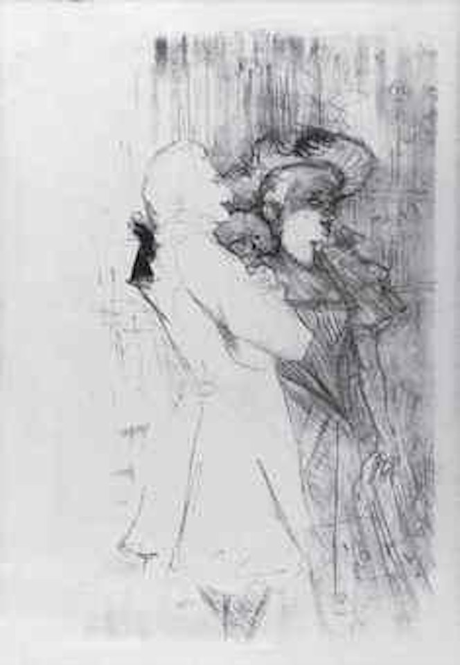 Lender et Auguez dans 'La Chanson de Fortunio' by Henri de Toulouse-Lautrec